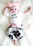 Summer 2018 Baby Girls Clothes  Floral Fashion