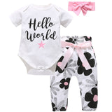 Summer 2018 Baby Girls Clothes  Floral Fashion