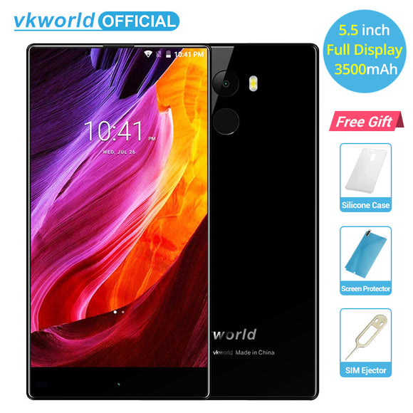 Vkworld Smartphone MTK6737 Quad Core 8MP+5MP Fingerprint 4G LTE Cellphone